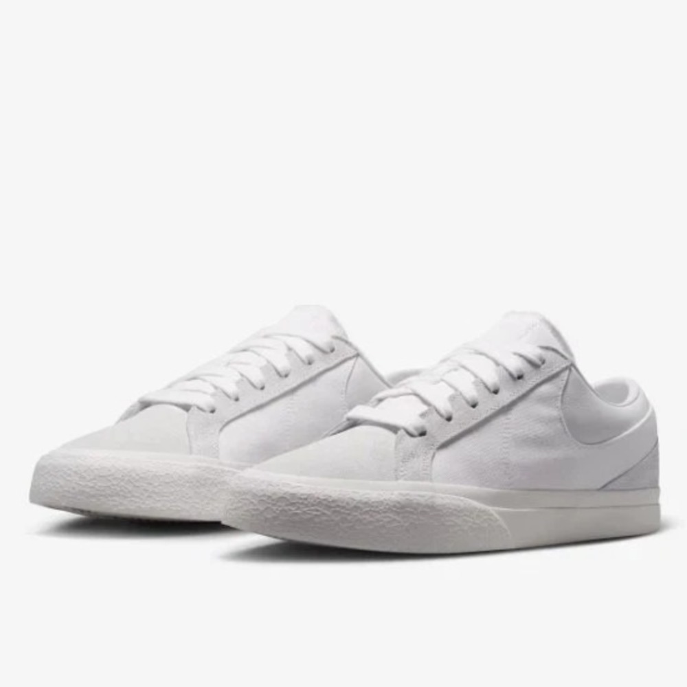 Nike SB Zoom Blazy Low Skateboarding Shoes White/Sail (IM2523-100) Size 12